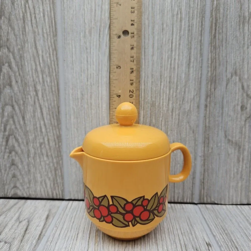 Vintage 70's Emsa Lot MCM Retro Mod Cream‎ Sugar Butter Salt Pepper W. Germany
